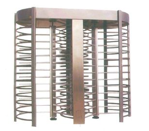 304 فولاد ضد زنگ 2 لین کامل قد قفل درب یک یا دو راه اختیاری 2300mm ارتفاع