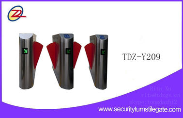 TCP / IP رابط امنیت اتوماتیک فلپ دروازه مانع DC موتور بدون برش