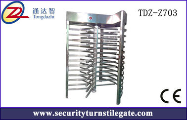 RFID تنها دسترسی کامل کنترل دسترسی Turnstile، امنیت مکانیک تورنیکت، سر و صدای کم
