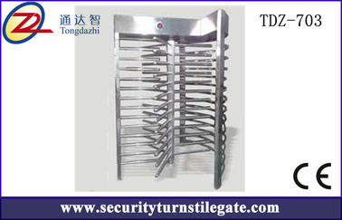 RFID تنها دسترسی کامل کنترل دسترسی Turnstile، امنیت مکانیک تورنیکت، سر و صدای کم