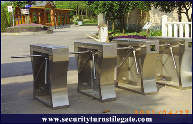 TCP / IP / RFID فولاد ضد زنگ سه پایه دروازه ورودی با سیستم فروش بلیط برای منظره