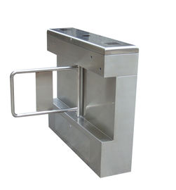 سوپرمارکت Swing Barrier Gate، 1.5 Thickness 304 فولاد ضد زنگ Turnstile